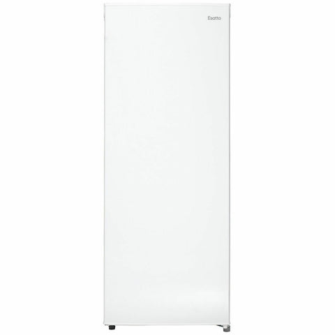 Esatto 162L Upright Manual Defrost Freezer - White, Reversible Door, Flip-Down Compartments - EUF172W