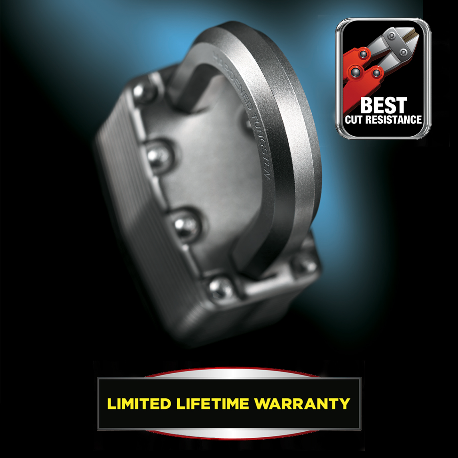 Master Lock Magnum 51mm Long Shackle Laminated Steel Padlock - 4 Pack
