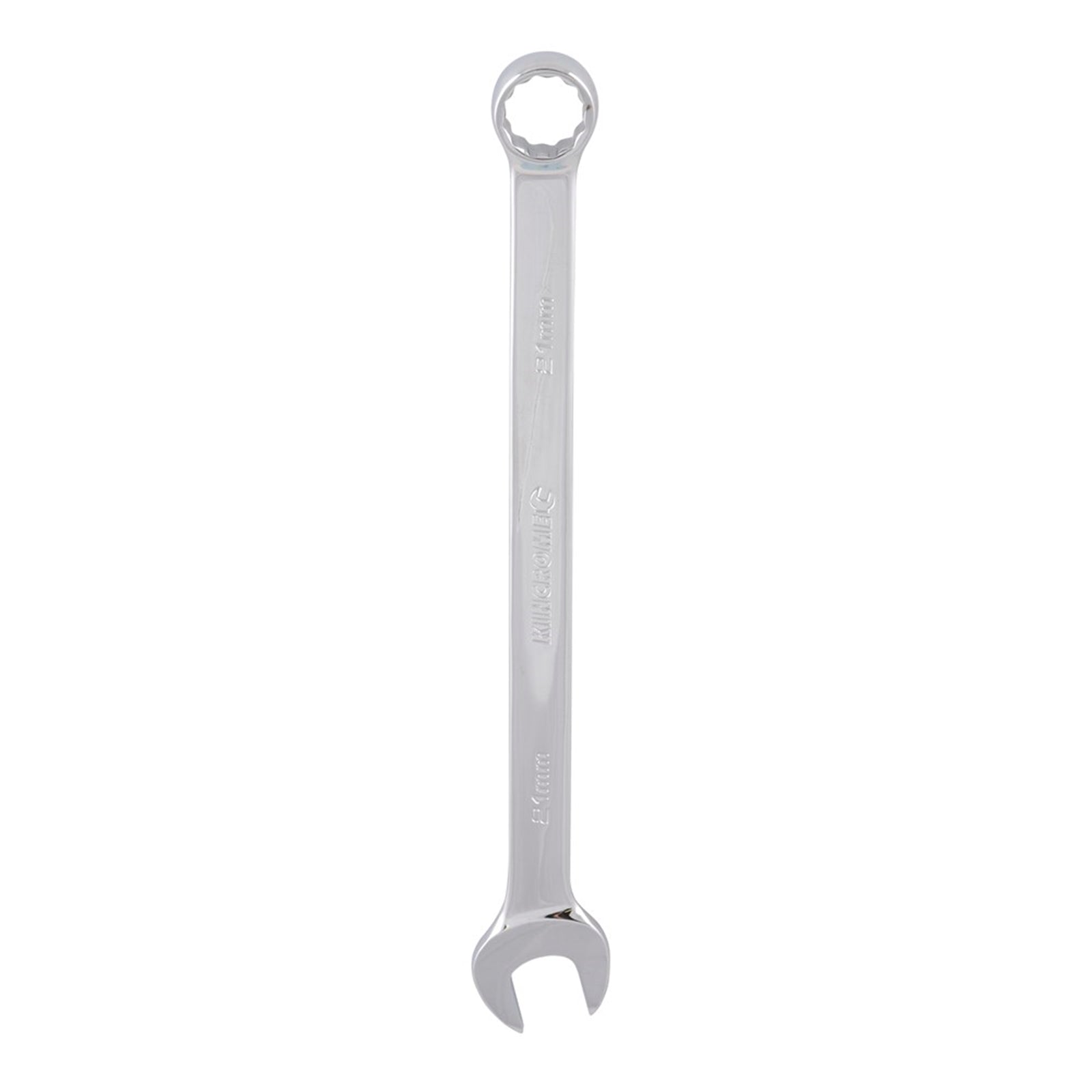 Kincrome 21mm Combination Spanner - 12 Point Chrome Vanadium Steel, 15 Degree Offset