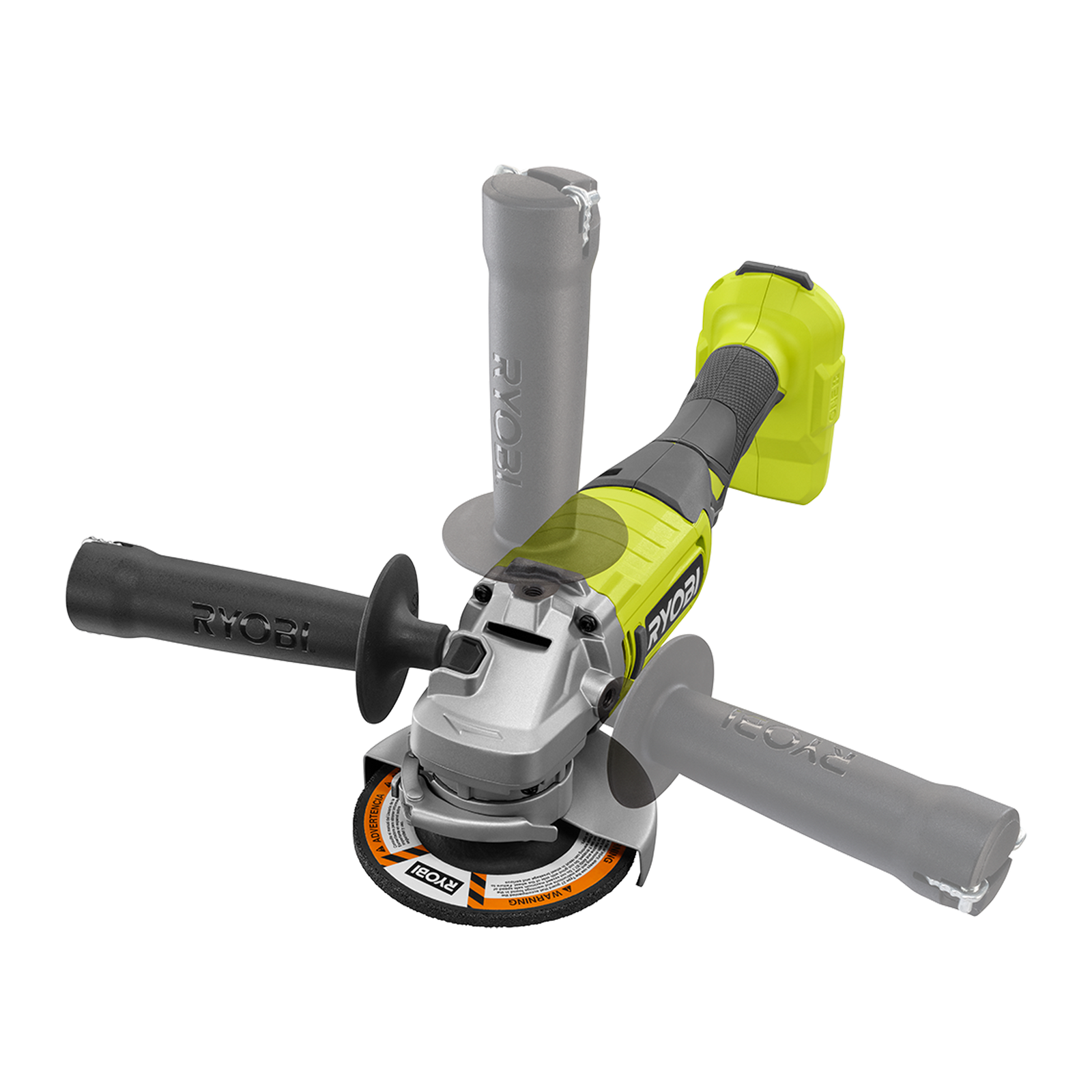 Ryobi 18V ONE+ 115mm Angle Grinder 4.0Ah Kit R18AG14A