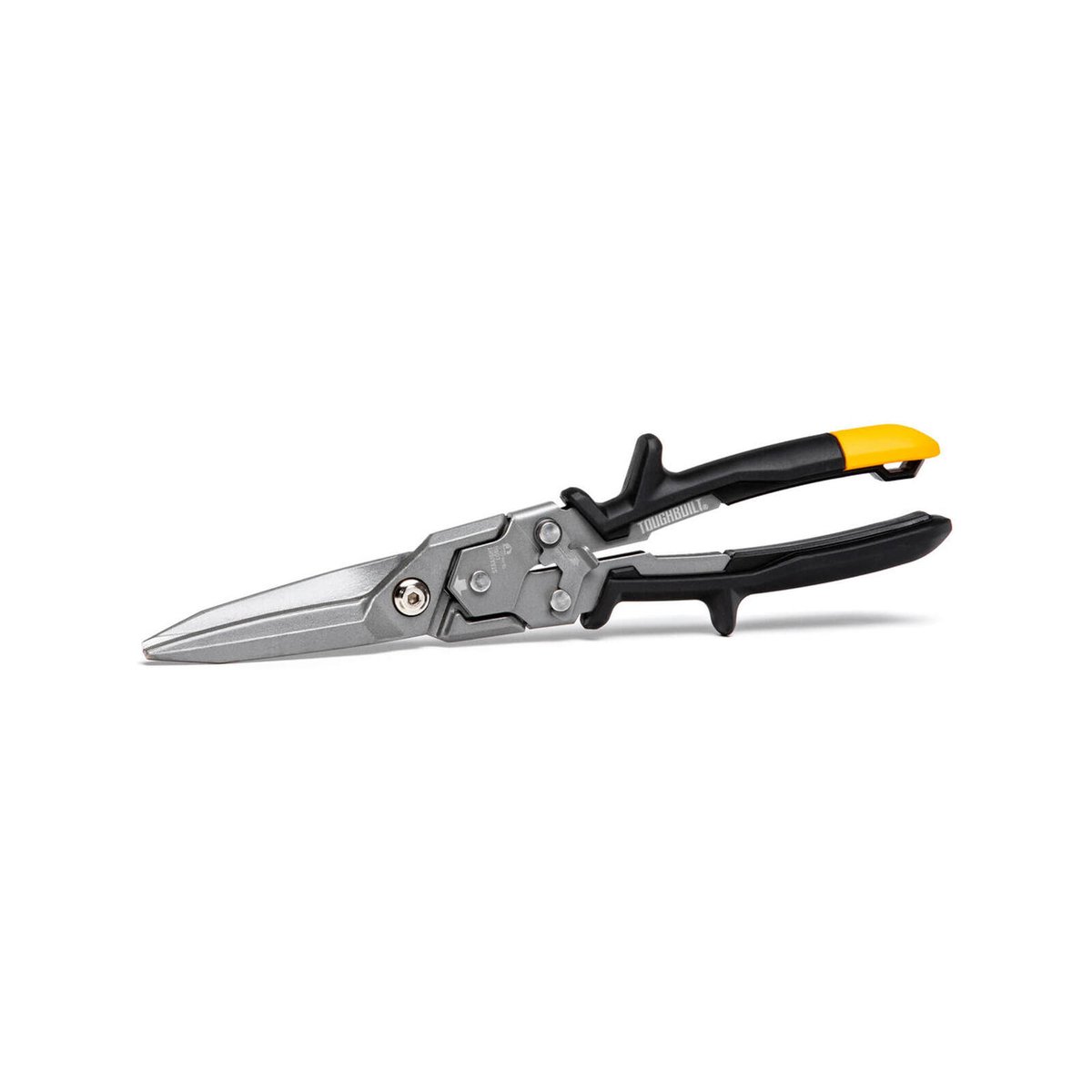 ToughBuilt 300mm Cr-Mo Straight Long Cut Aviation Snips for Sheet Metal
