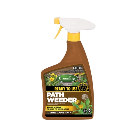 Brunnings Path Weeder - 1.2L - Liquid - Easy to Use Trigger Pack - SuperSaverAU - view 1