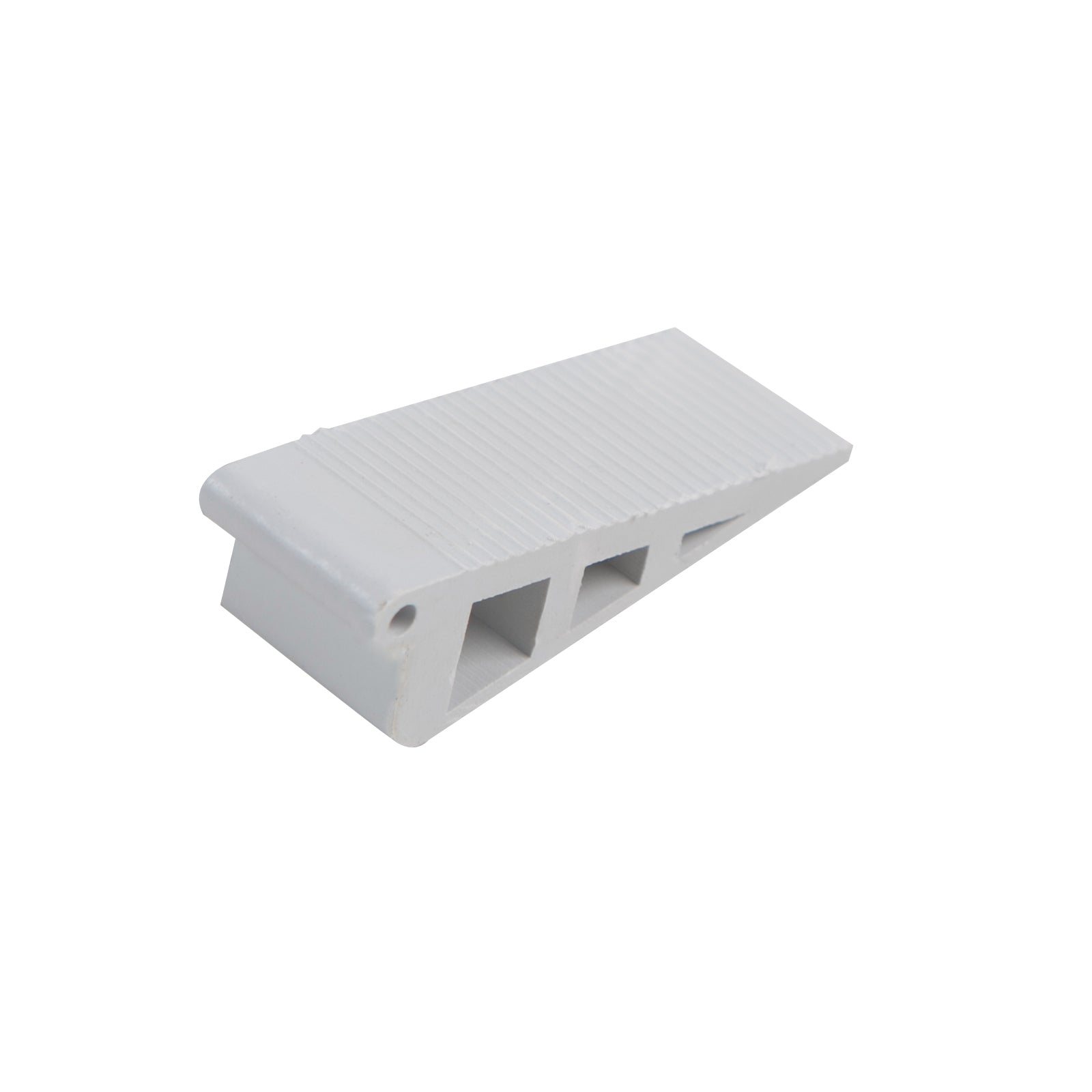 Adoored Medium White Rubber Door Wedge - 2 Pack