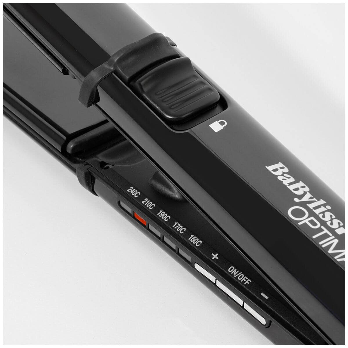 BaBylissPRO Optima 3000 32mm Hair Straightener - Black - Multi-Styling Convex Design - 900640