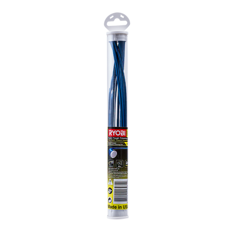 Ryobi 2.7mm Co-Extruded Trimmer Line, Blue and White, 20 Pack RAC1209