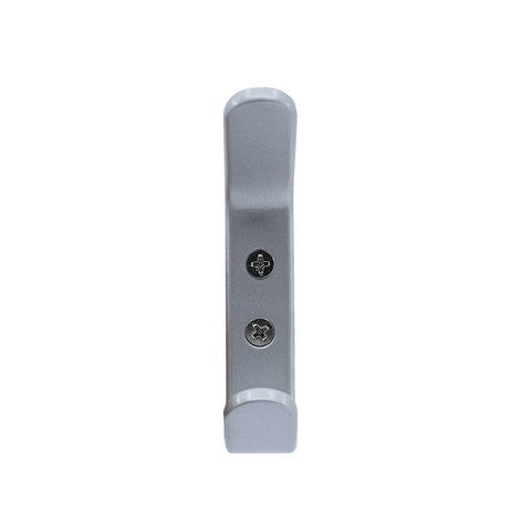 Adoored Double Beau Deco Hook 100mm Zinc Alloy - Satin Chrome