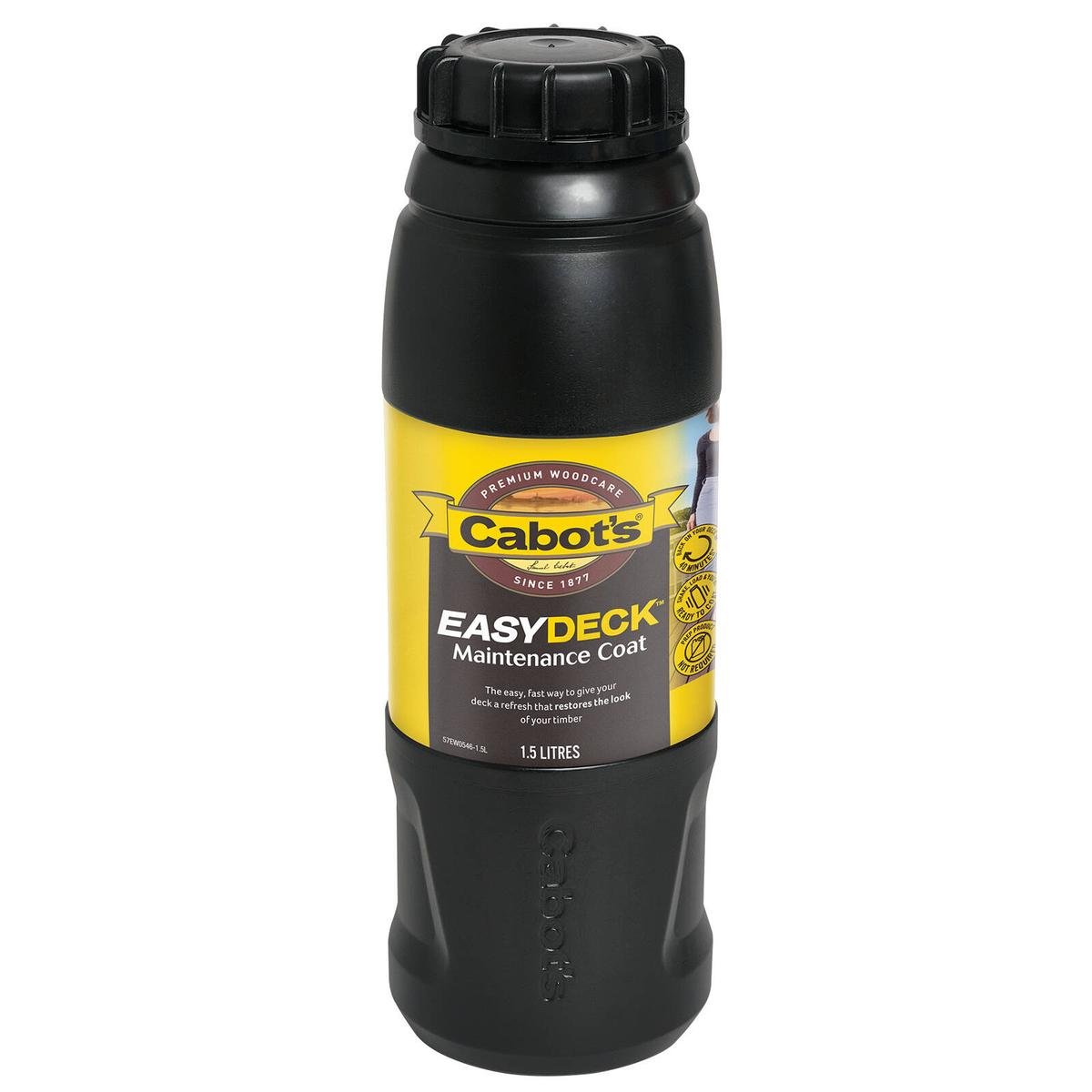 Cabot's EasyDeck Maintenance Coat 1.5L, Water Based, Timber Decking, Outdoor