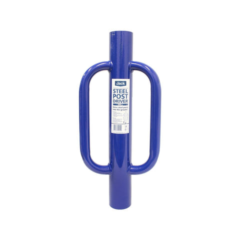 Jack Steel Post Driver - 60cm - Enamelled Steel - Easy Use - SuperSaverAU - view 1