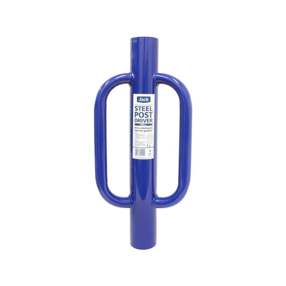 Jack 60cm Blue Enamelled Steel Post Driver Star Picket Fencing Tool