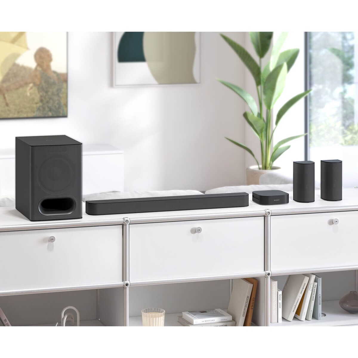 Sony BRAVIA 5.1ch Home Theatre System with Dolby Atmos - 1000W, Wireless Rear Speakers, Bluetooth - HTS60