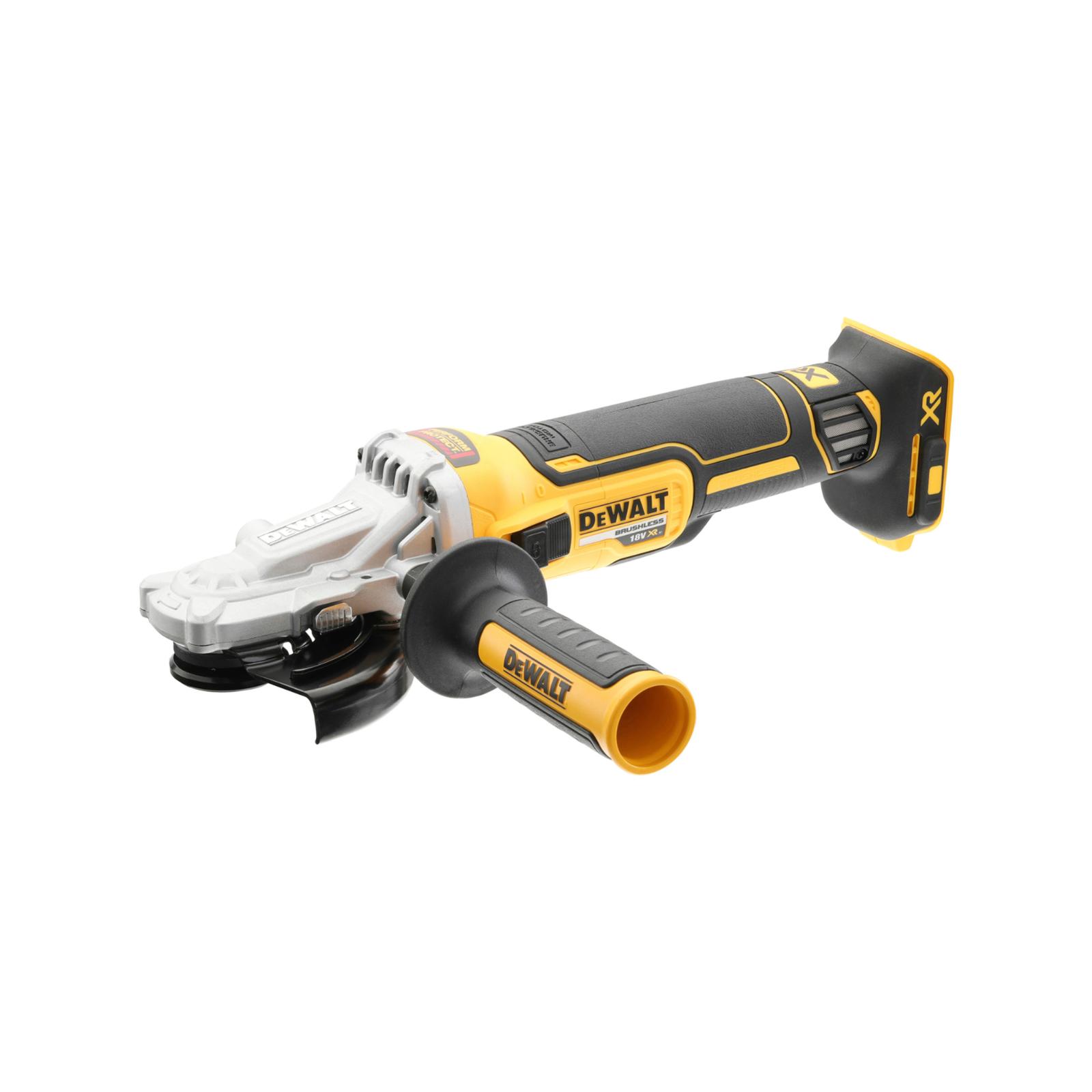 DeWALT 18V XR Brushless 125mm Flathead Slide Angle Grinder Skin Only DCG405FN-XJ