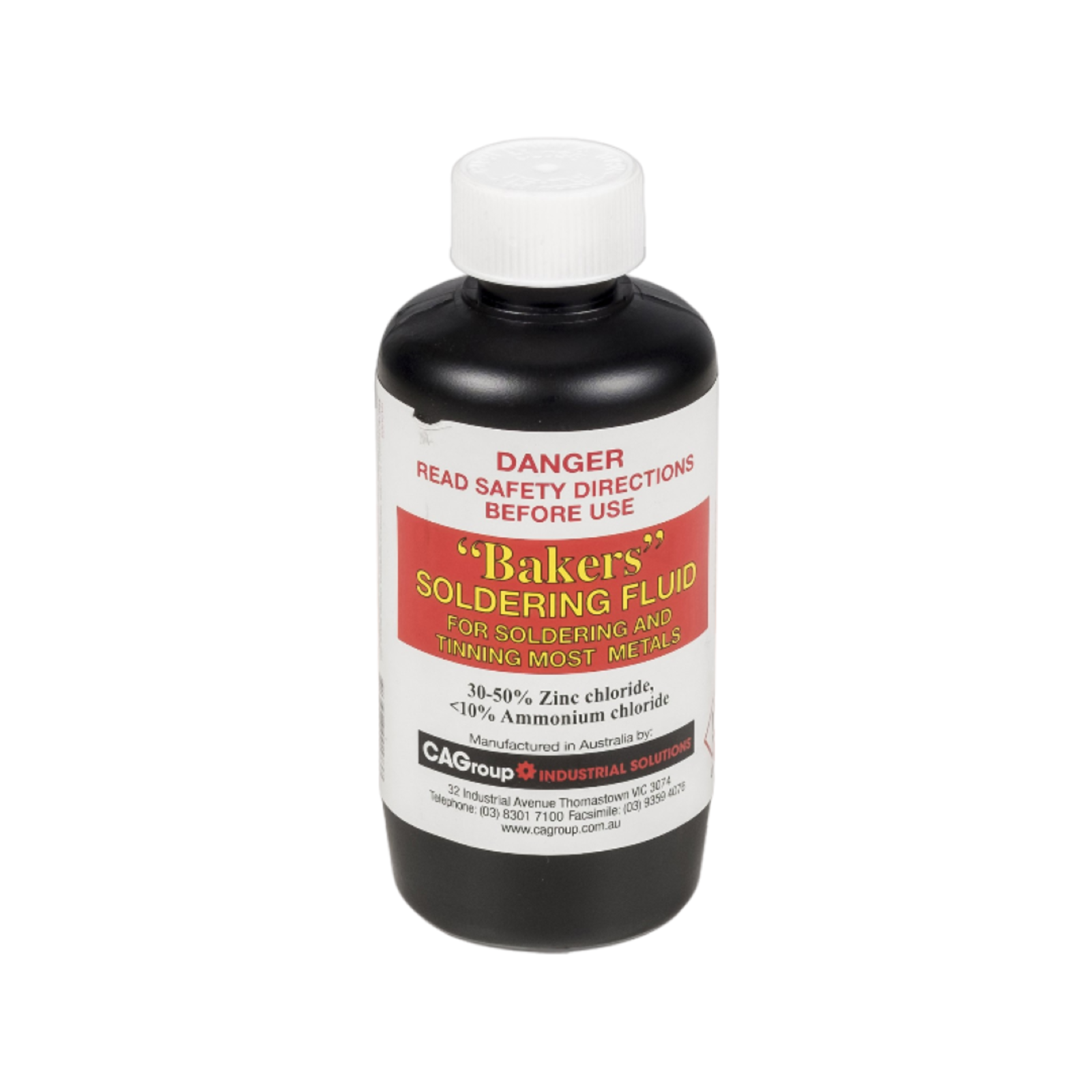 CAgroup Bakers Solder Fluid 250ml, Zinc Chloride Flux