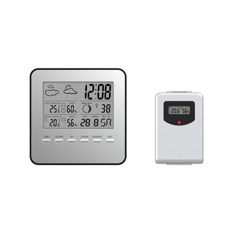 Garden Basics Wireless Weather Station Indoor Outdoor ABS
