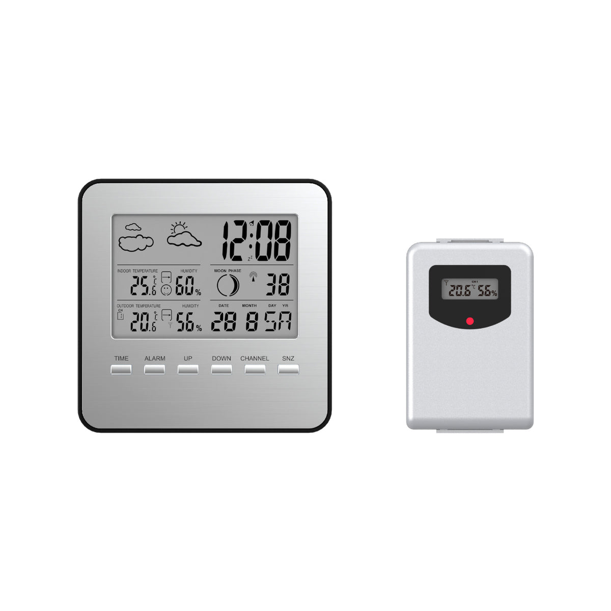 Garden Basics Wireless Weather Station Indoor Outdoor ABS