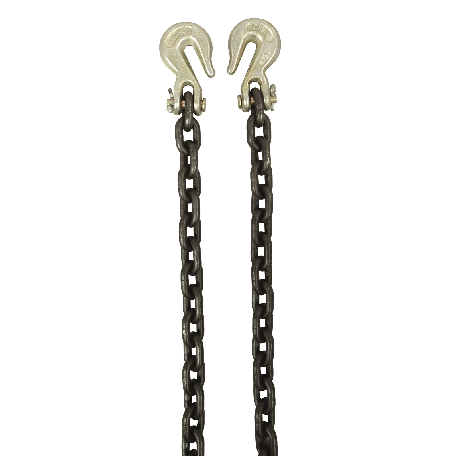 Gorilla 8mm x 9m Alloy Load Restraint Chain, 3800kg Lashing Capacity, Grab Hooks