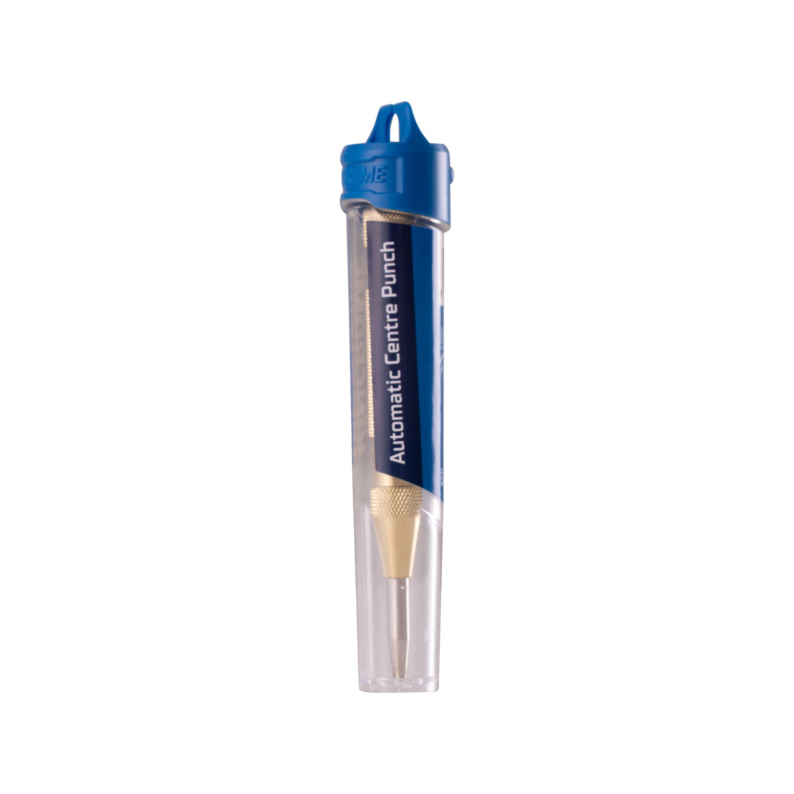 Kincrome Automatic Centre Punch, Self-Acting Spring-Loaded Alloy, No Hammer Needed