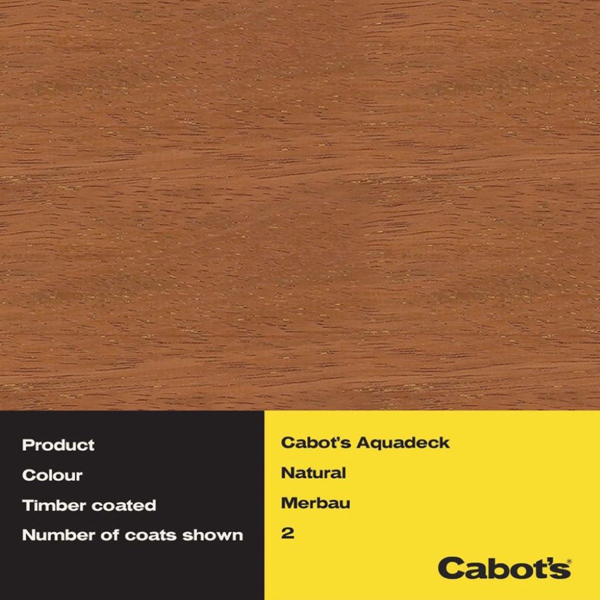 Cabot's 250ml Natural Aquadeck Sample Pot Water Based