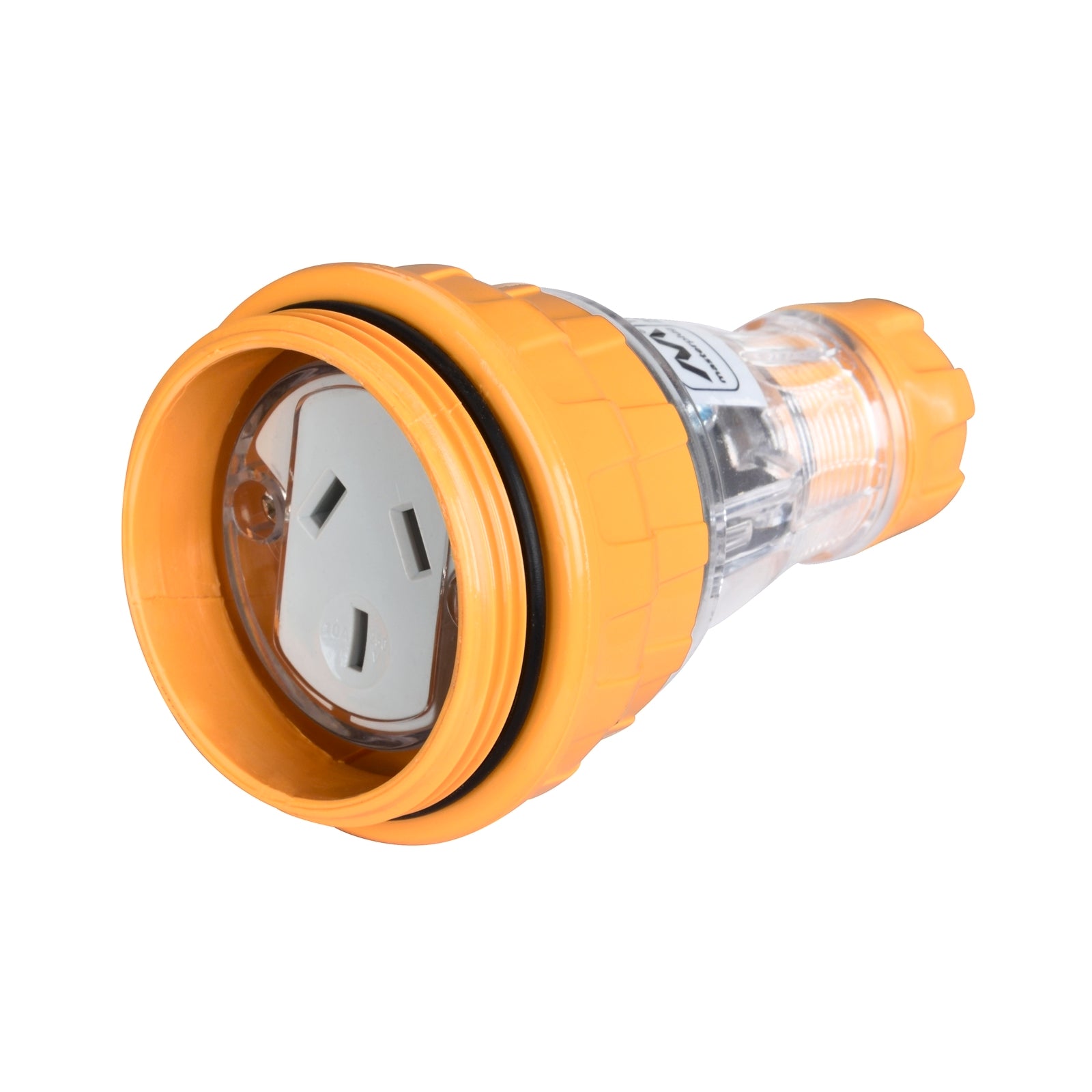 CordTech IP66 Wireable 3 Pin Socket 250V 10A Yellow SIP66