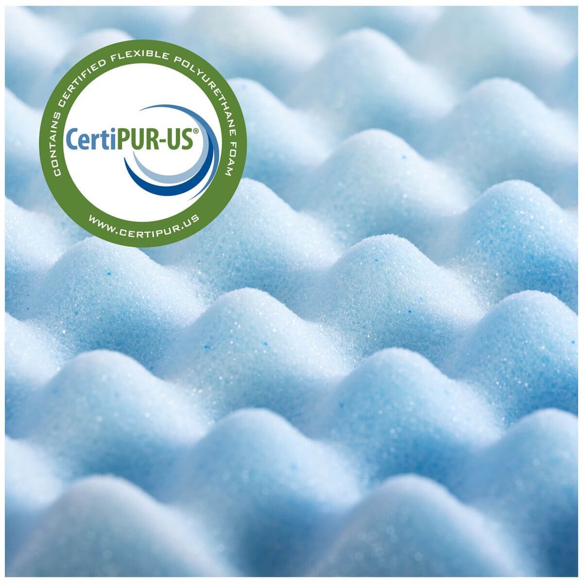 Zinus King Cooling Gel Mattress Topper Protector - Bamboo-Derived Fabric, Elastic Skirt - AU-SWFT-150K