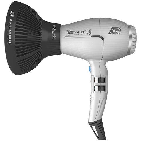 Parlux Digitalyon 2400W Hair Dryer with MagicSense Diffuser - Silver, Ionic and Ceramic - 150148