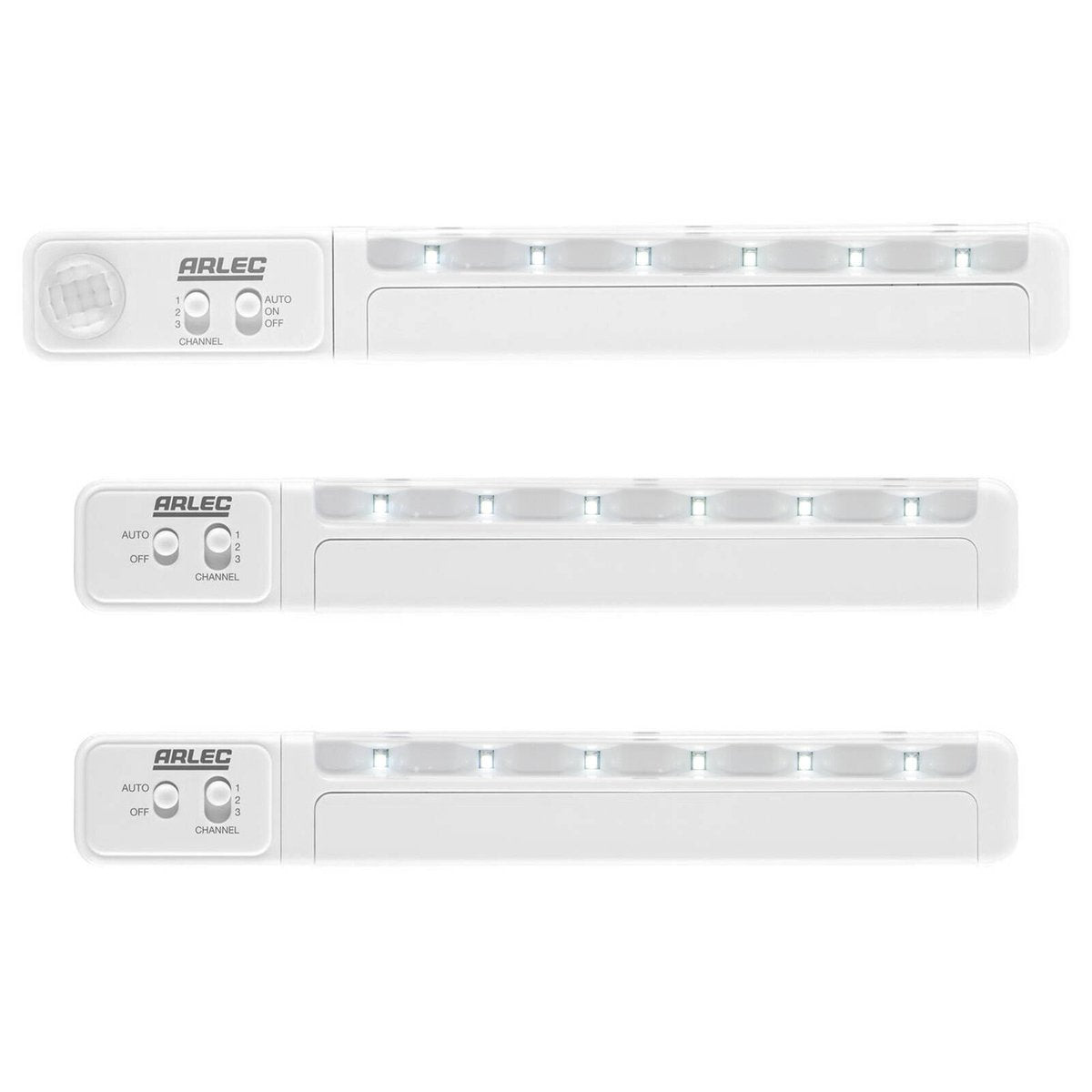 Arlec Wireless Linkable Sensor Light Kit - 3 Lights - Plastic - 150 Lumens - SuperSaverAU - view 2