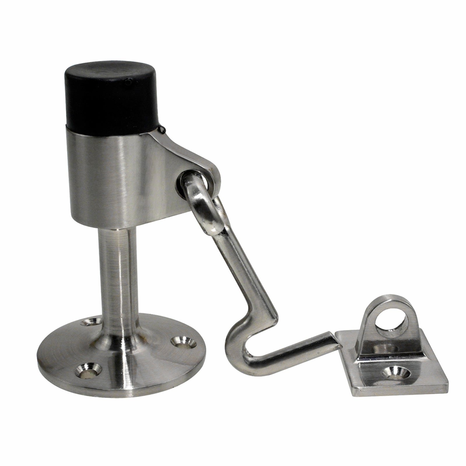Adoored 51mm Satin Chrome I Stand Latch Door Stop