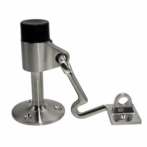 Adoored 51mm Satin Chrome I Stand Latch Door Stop