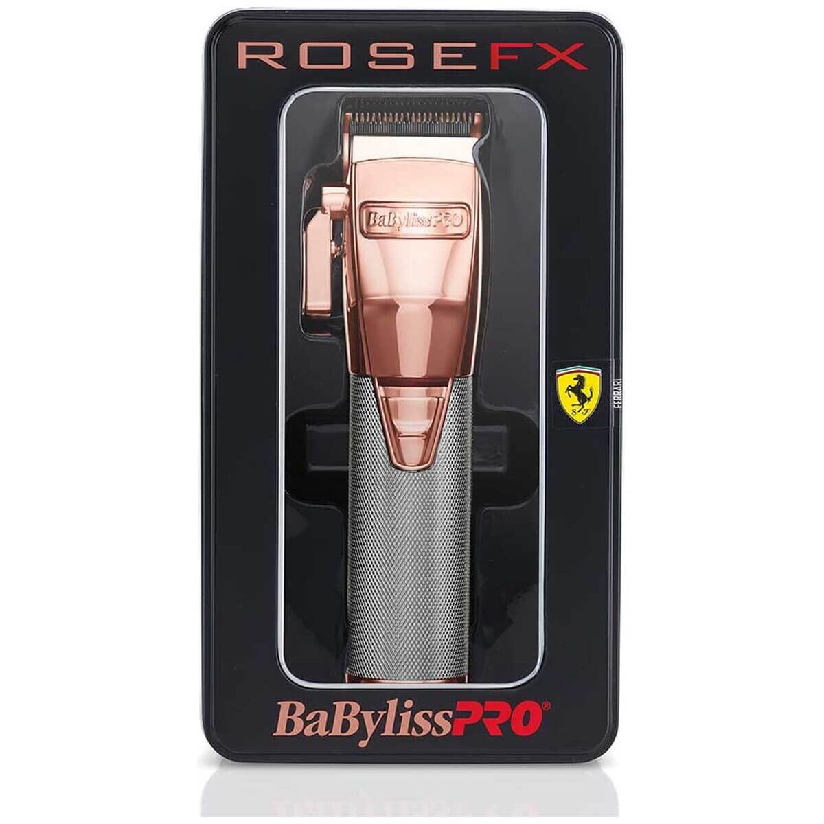 BaBylissPRO Rose FX Lithium cord/cordless hair clipper - rose gold, 6300RPM, two hour runtime - 900727