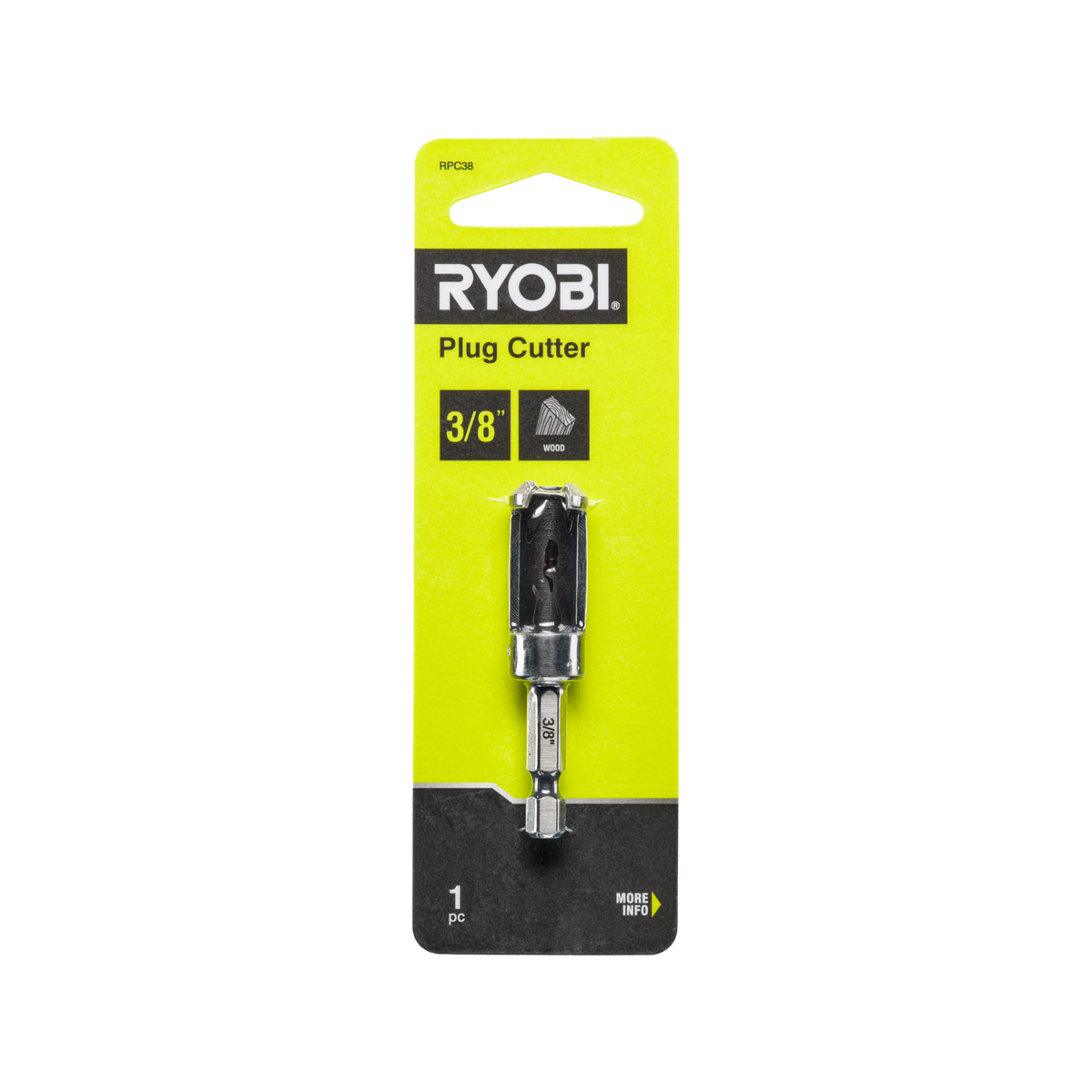 Ryobi 3/8" Plug Cutter for Wood - Make Custom Timber Plugs