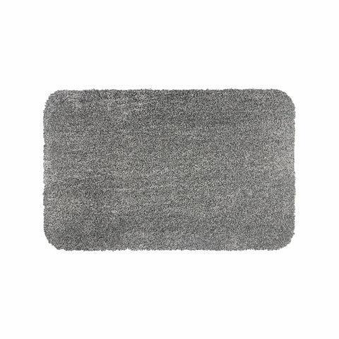 Smart Home Products 92 x 58cm Indoor Mud Mat, Polyester, Non-Slip, Black/Grey