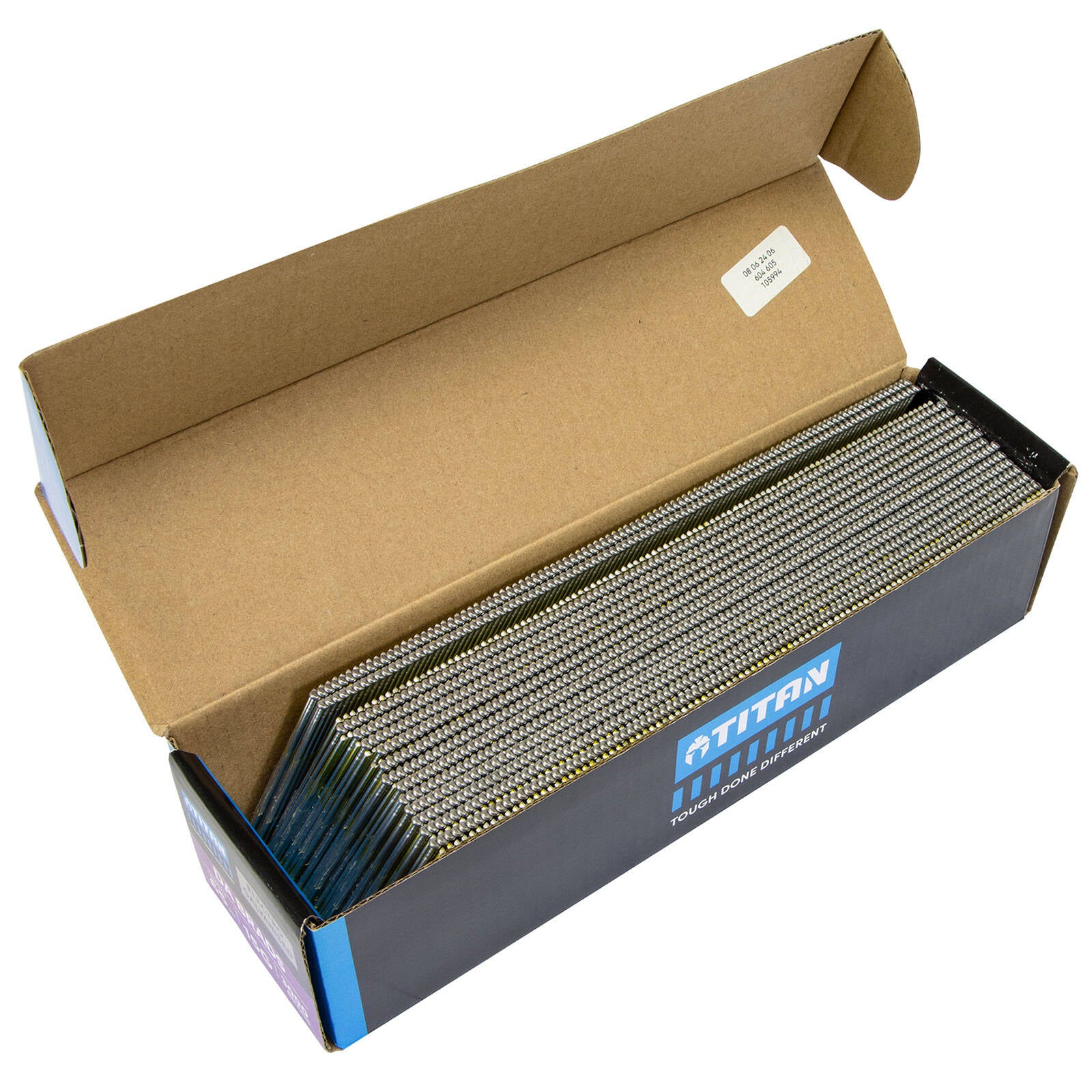 Titan 65 x 1.75mm 15 Gauge Electro Galvanised 34 Degree Angled DA Brads - 3000 Pack