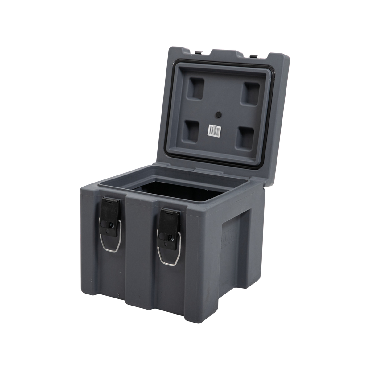 Rhino Toolbox Grey Cargo Case 400mm Polyethylene Durable Storage - SuperSaverAU - view 2
