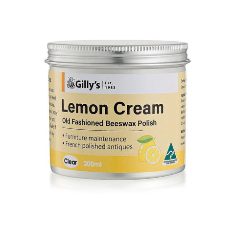 Gilly S Cream Polish - 200ml - Beeswax - Lemon Scent - SuperSaverAU - view 1