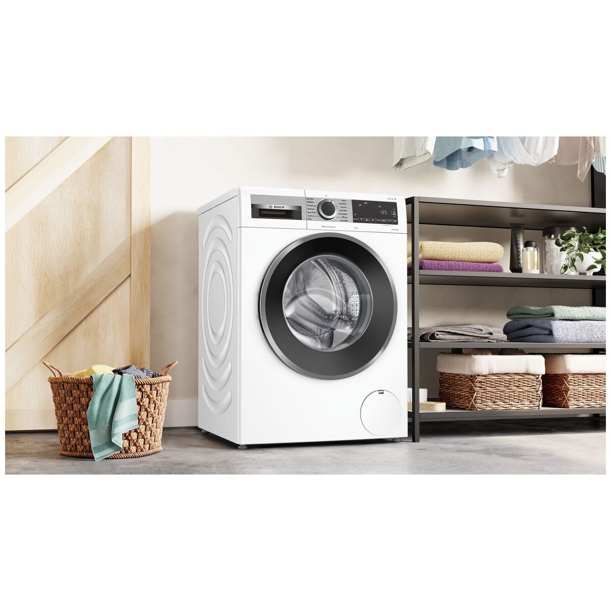 Bosch Series 8 9kg Front Load Washing Machine - AllergyPlus, AntiStain, 5 Star Energy - WGG24403AU