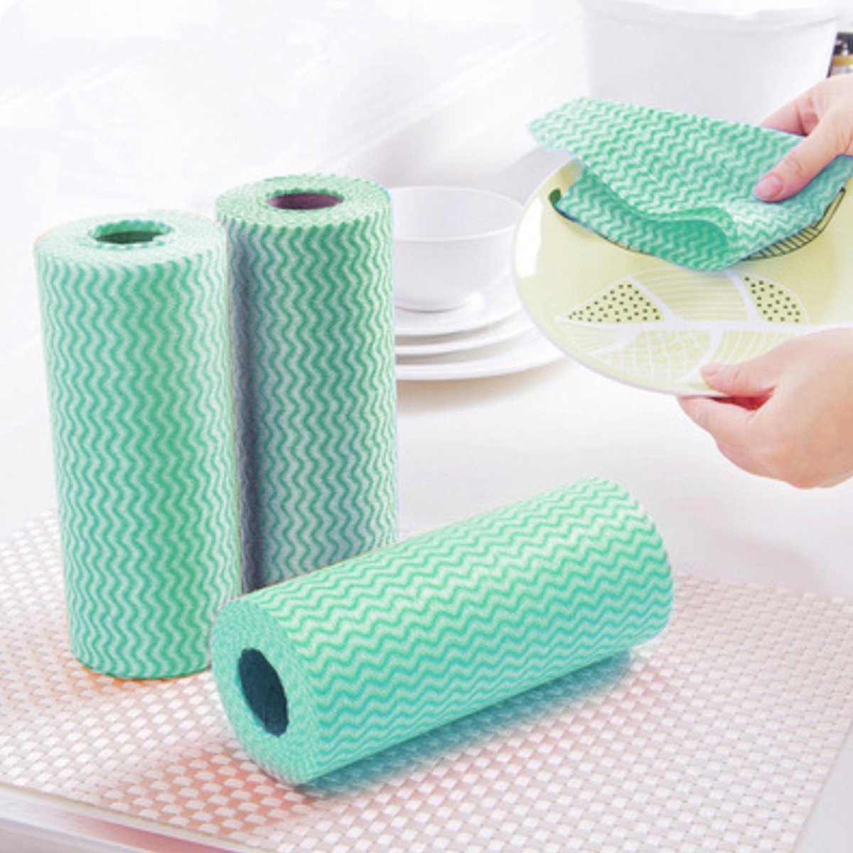 All Set All Purpose Wipes - 25 x 33cm - 50 Pack - Highly Absorbent - SuperSaverAU - view 4