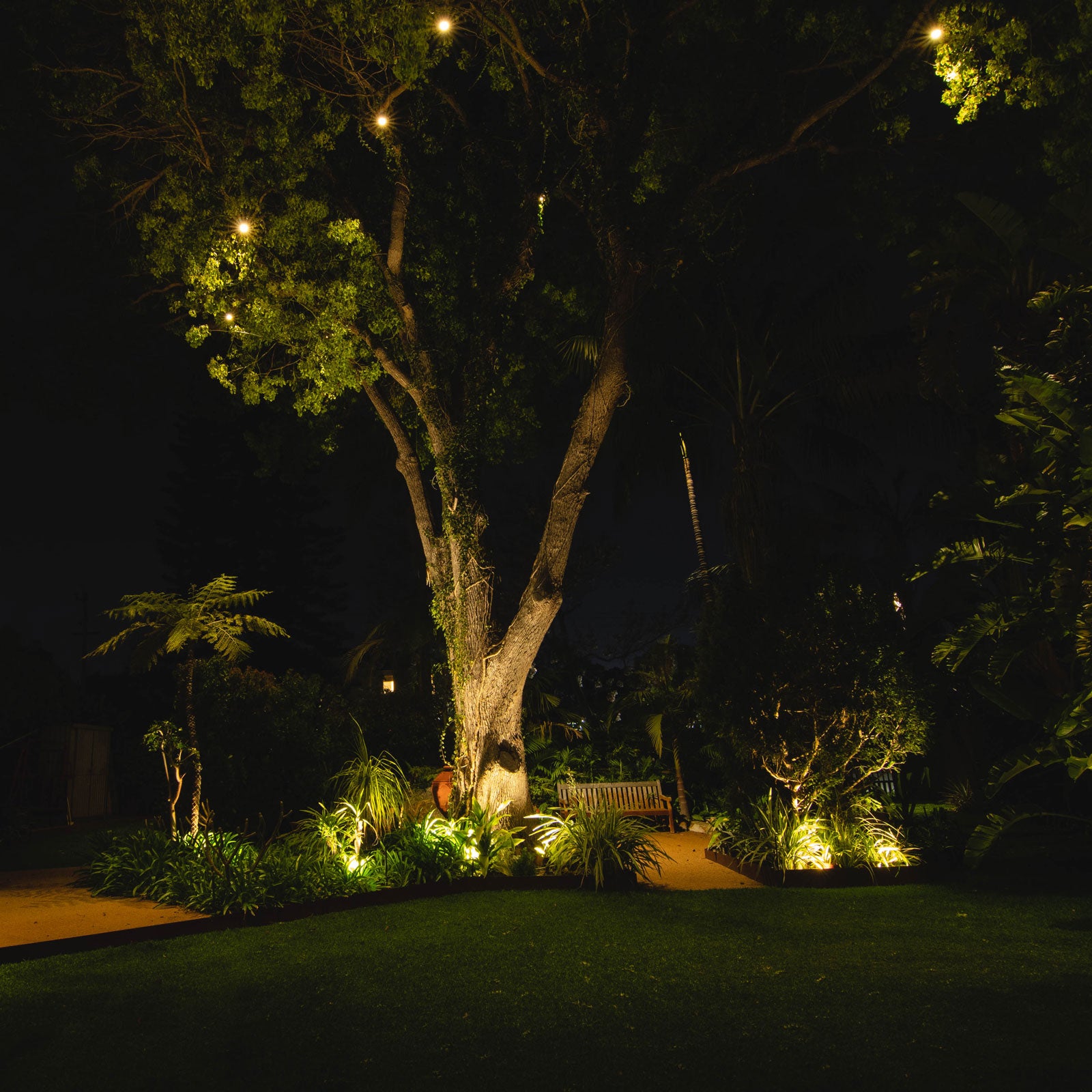 Holman 60W 12V Warm White Bluetooth Garden Light Controller With Inbuilt Transformer Wall Mounted Outdoor CLBW60