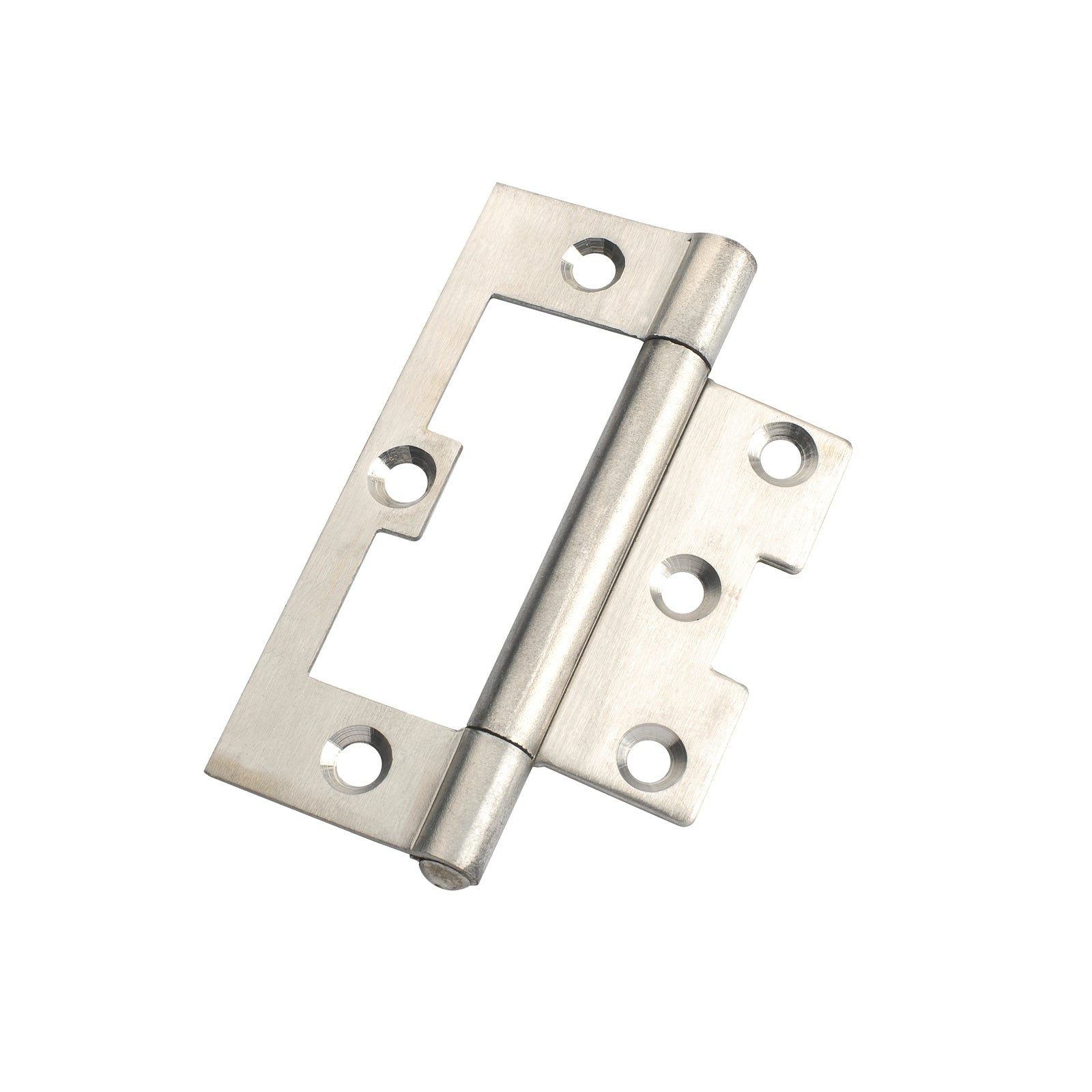 Lane 100 x 65 x 2mm Polished Stainless Steel Fixed Pin Non Mortise Hinge - Indoor