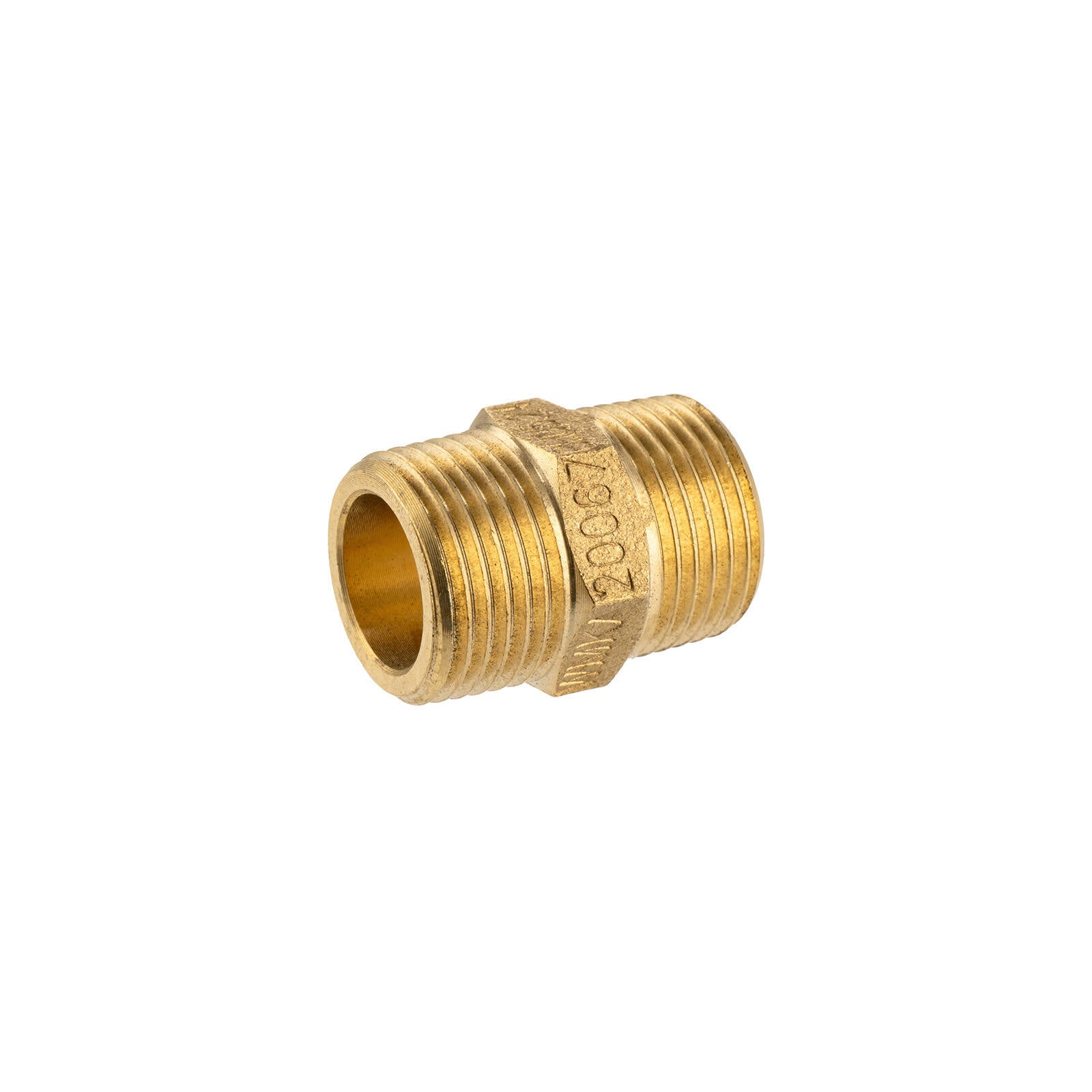 Brasshards 10mm Lead Free Brass Threaded Hexagon Nipple