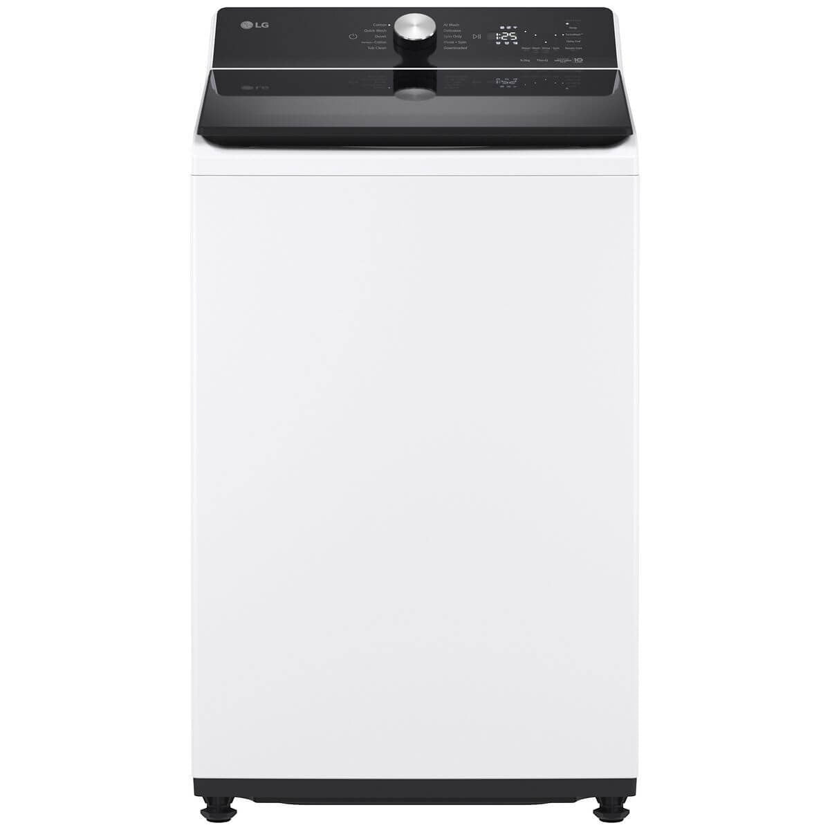 LG Series 5 9kg AI Top Load Washing Machine - White, AI Direct Drive, 6 Motion Wash, ThinQ - WTX3-09W