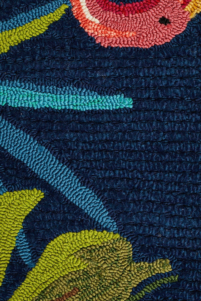 Rug Culture Copacabana Medium Navy Polypropylene Rug 225x155cm - Hand Tufted - COP-591-NVY-225X155