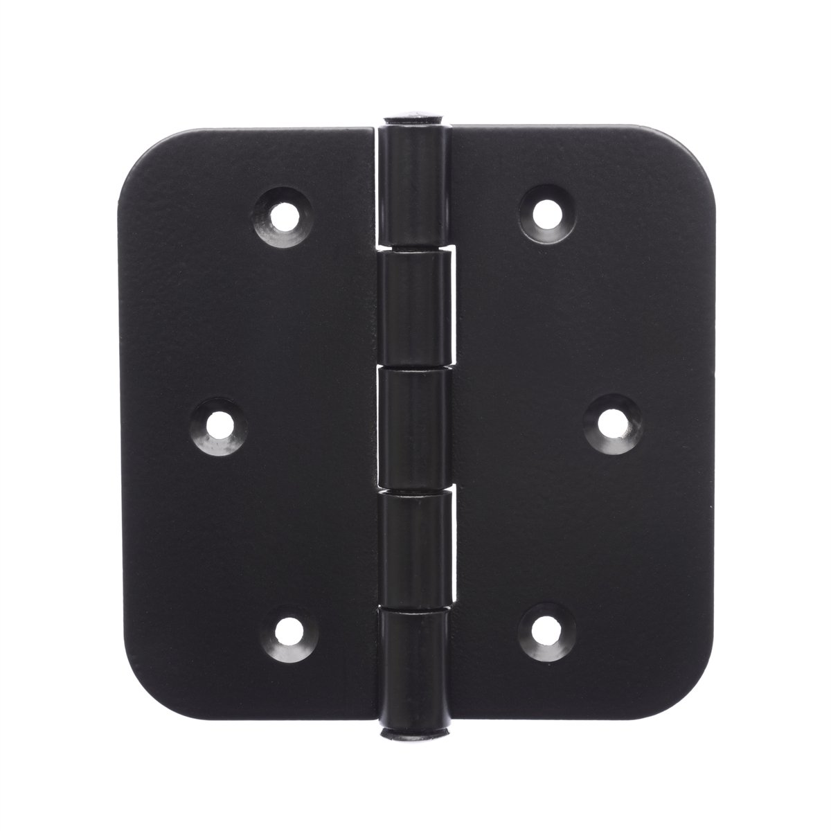 Zenith 100mm Matte Black Gate Radius Hinge 2 Pack - Medium-Duty Steel - SuperSaverAU - view 2