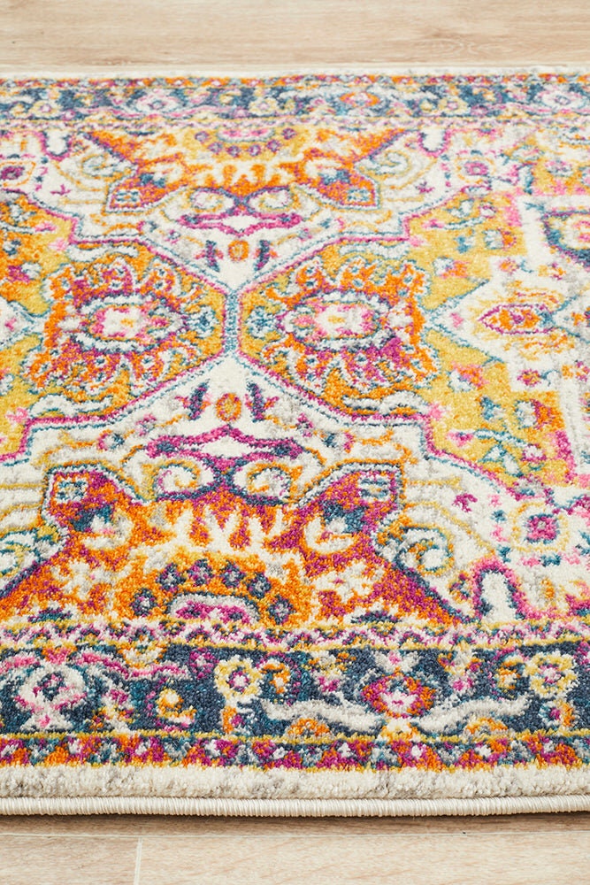 Rug Culture Babylon Medium Multi-coloured Runner Rug 300X80CM - Power Loomed - BLN-207-MULT-300X80