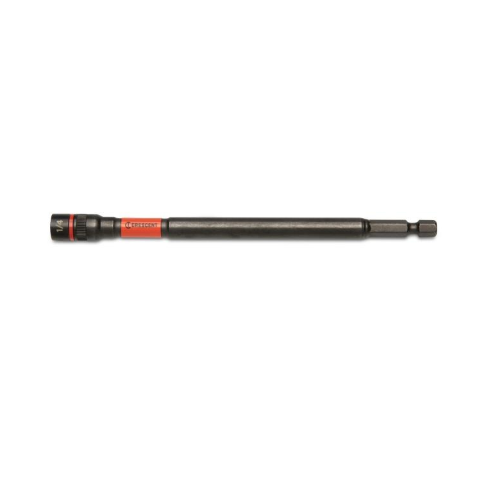 Crescent Bolt Biter Magnetic Impact Nut Driver & Extractor 1/4" x 6" Cr-Mo Bi-Directional