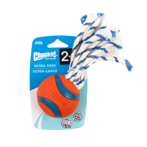 Chuckit! Medium Ultra Toss Ball Dog Tug and Fetch Toy