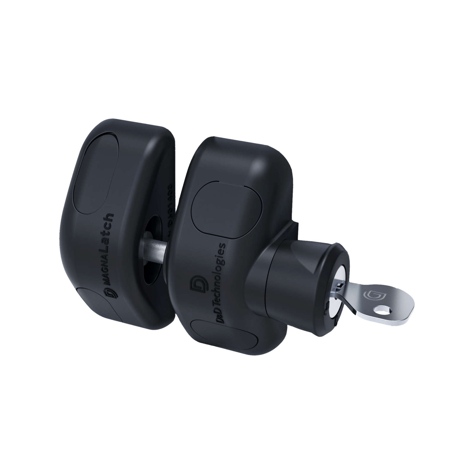 MagnaLatch 100mm Side Pull Lockable Pool Gate Latch, Engineered Polymer