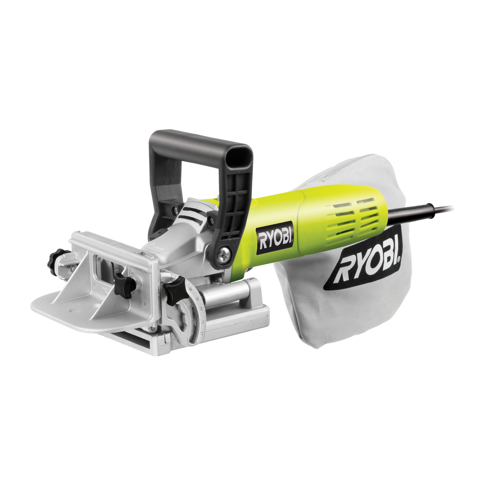 Ryobi 600W Corded Biscuit Joiner, Adjustable Fence, EBJ900RG