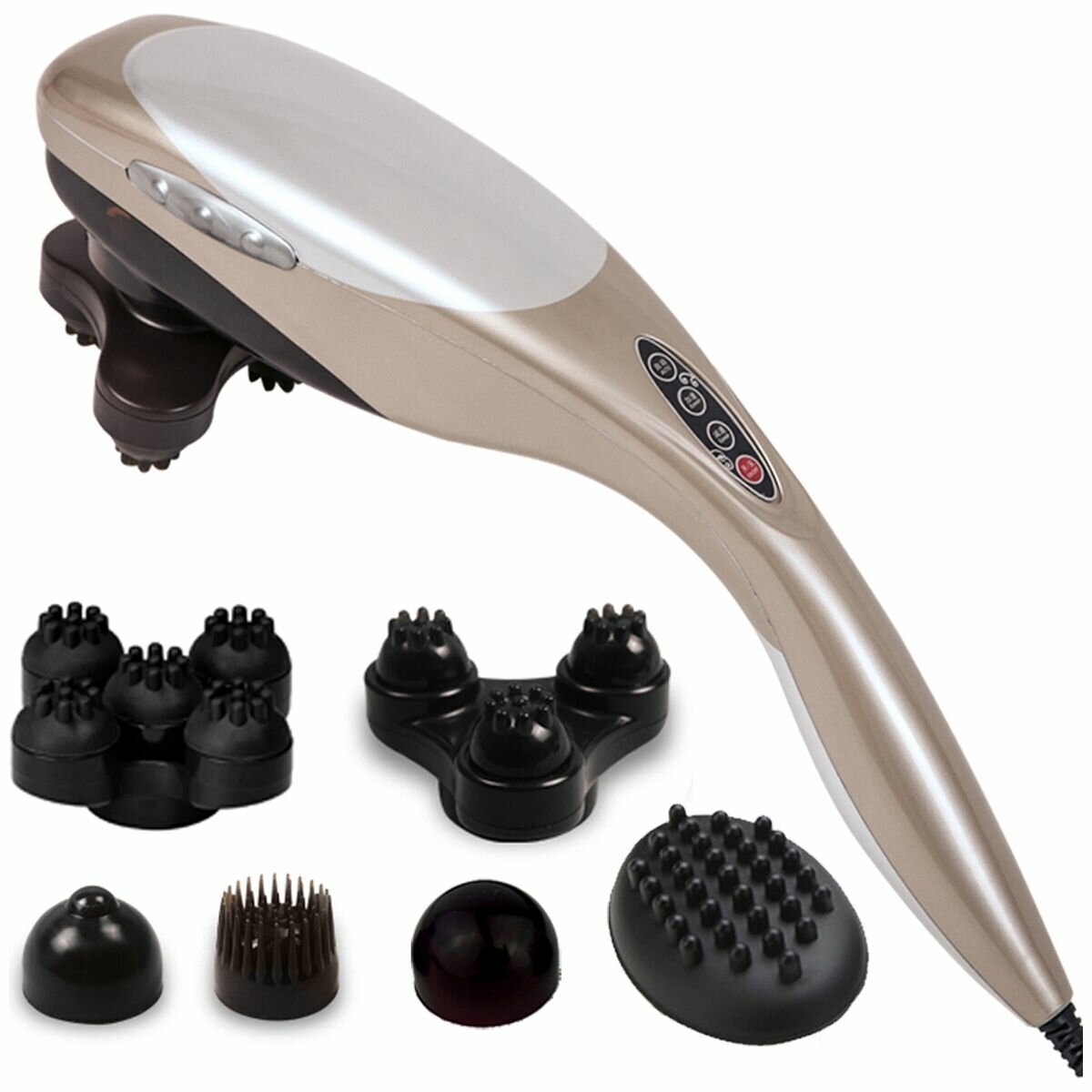 SOGA Handheld Full Body Massager - Variable Speed Tapping Massage - Grey - MASSAGER806C1GREY