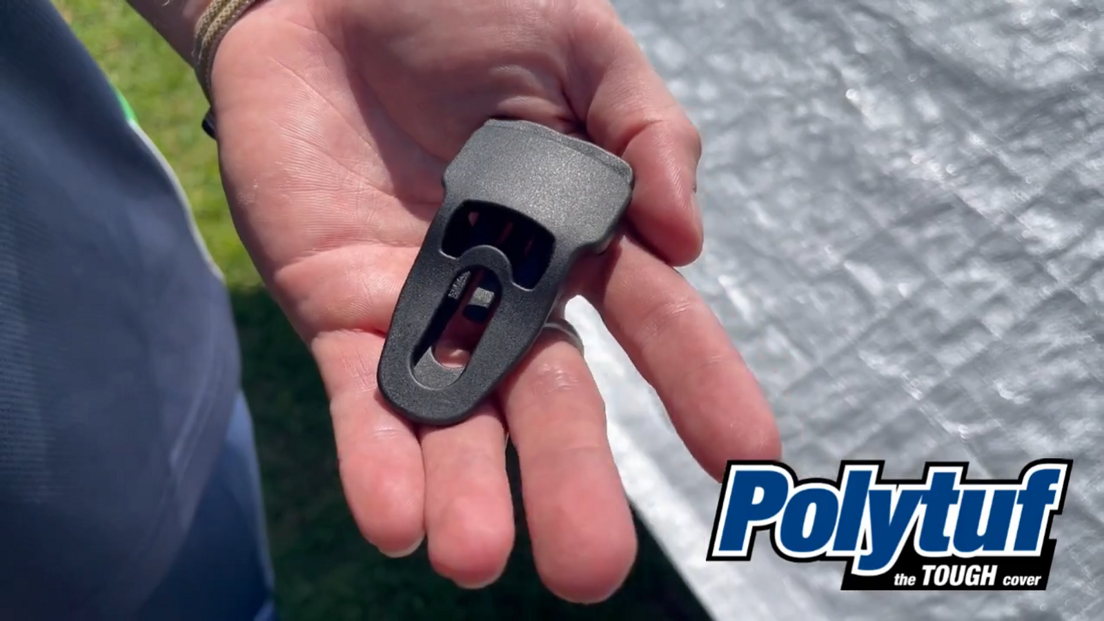 Polytuf Easyklip Tarp Clip - 4 Pack Fibreglass Reinforced Nylon