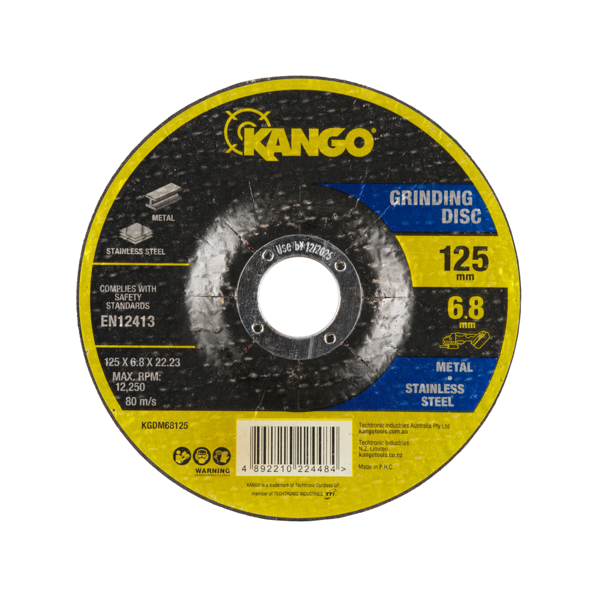 Kango 125mm Grinding Disc - Aluminium Oxide - Low Thermal Load - Inox - SuperSaverAU - view 2