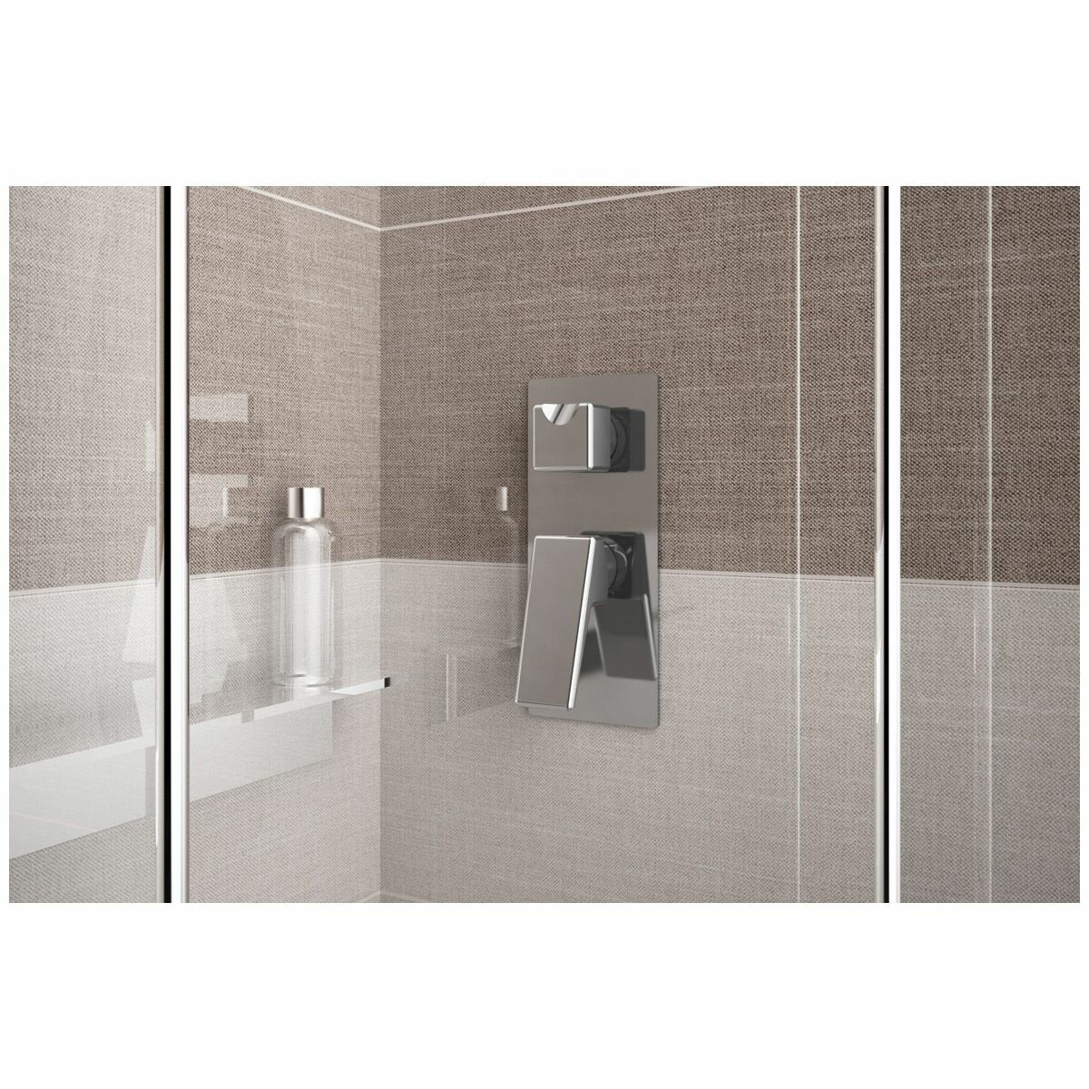 Linsol Wall Mixer with Diverter - Chrome Finish, 25 Year Manufacturer Warranty - MAD-04